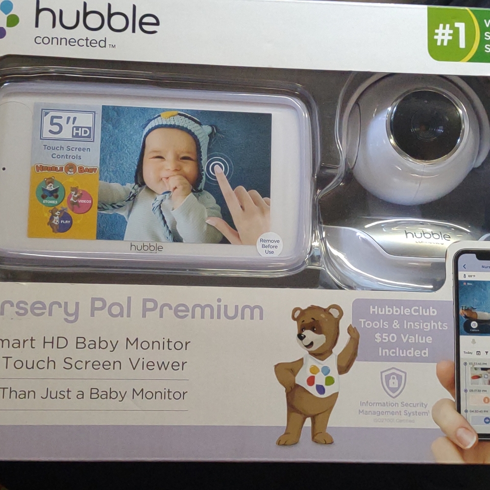 Smart you see baby monitor with touch screen viewer
